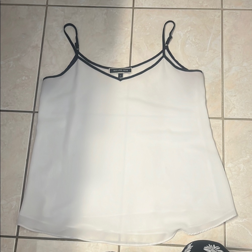 White Sleeveless Top